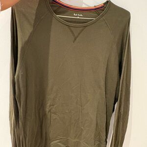 Paul Smith Dark Olive Long Sleeve Shirt